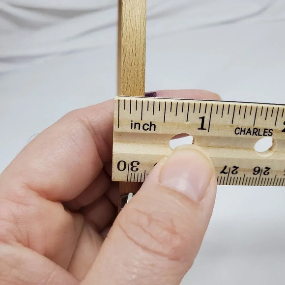 Vintage 6" wooden embordiery hoop Adjustable Monarch Style Screw Made in USA - Picture 6 of 10